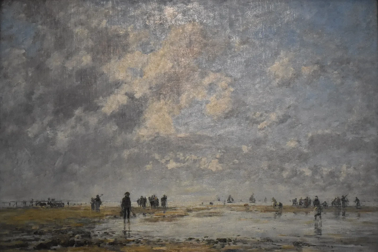 Marée basse à Etaples, Eugène Boudin