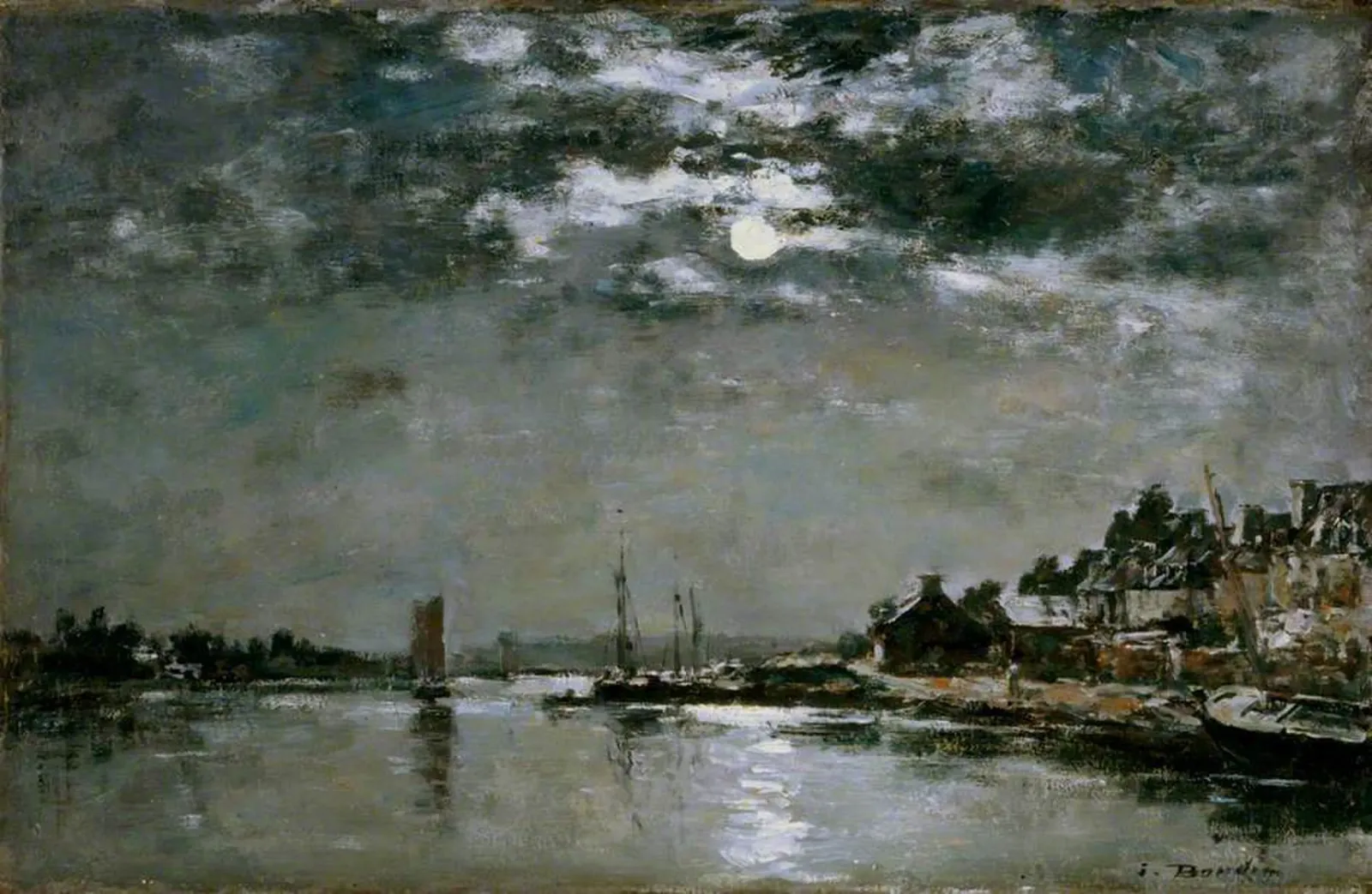 Marine effet de lune, Eugène Boudin