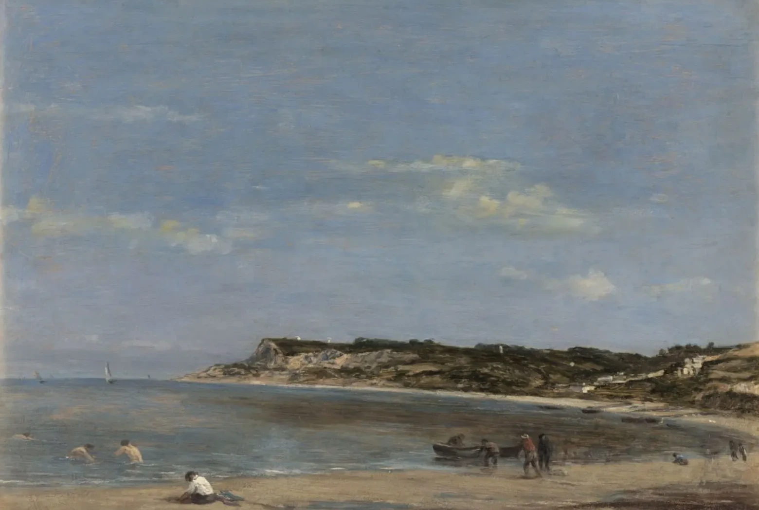 Marine, rivage normand, Eugène Boudin
