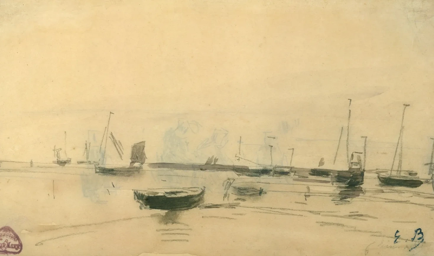 Marine Scene (recto), Eugène Boudin