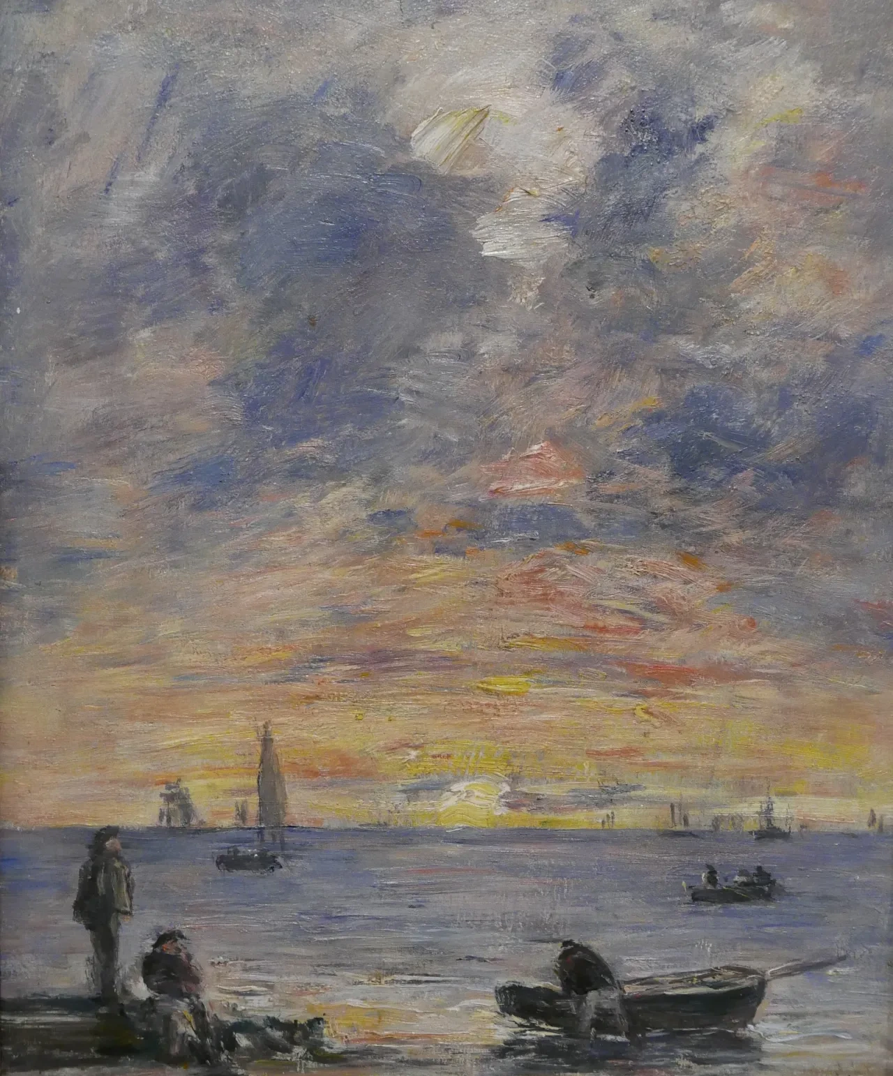 Marine, soleil couchant, Eugène Boudin
