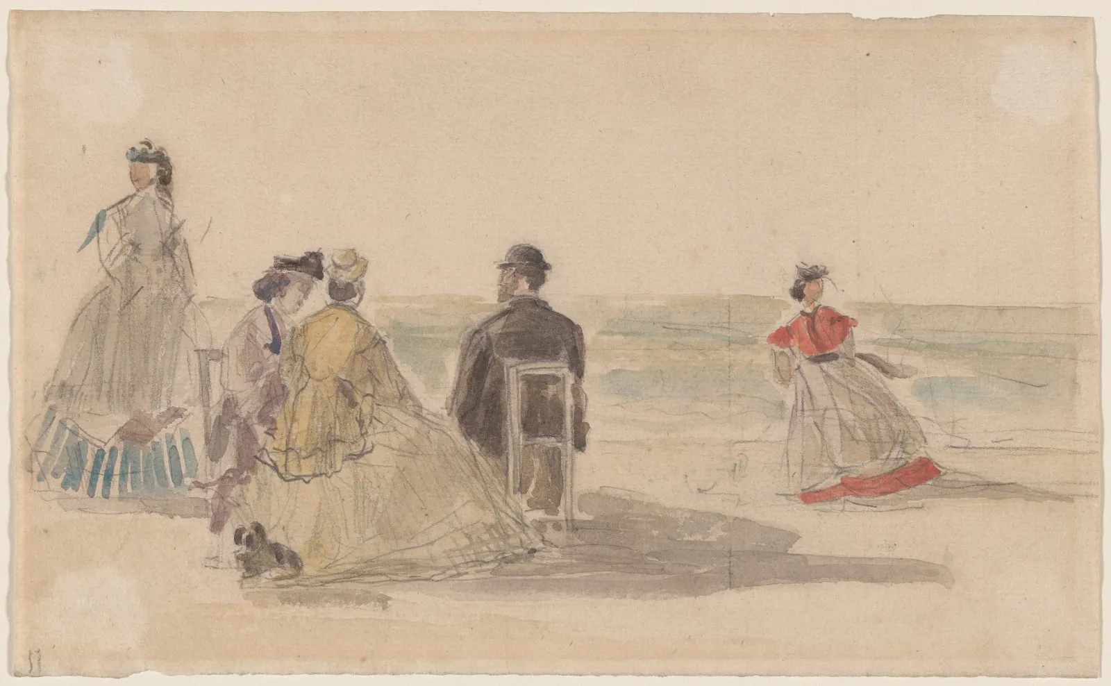 Noon at Deauville, Eugène Boudin