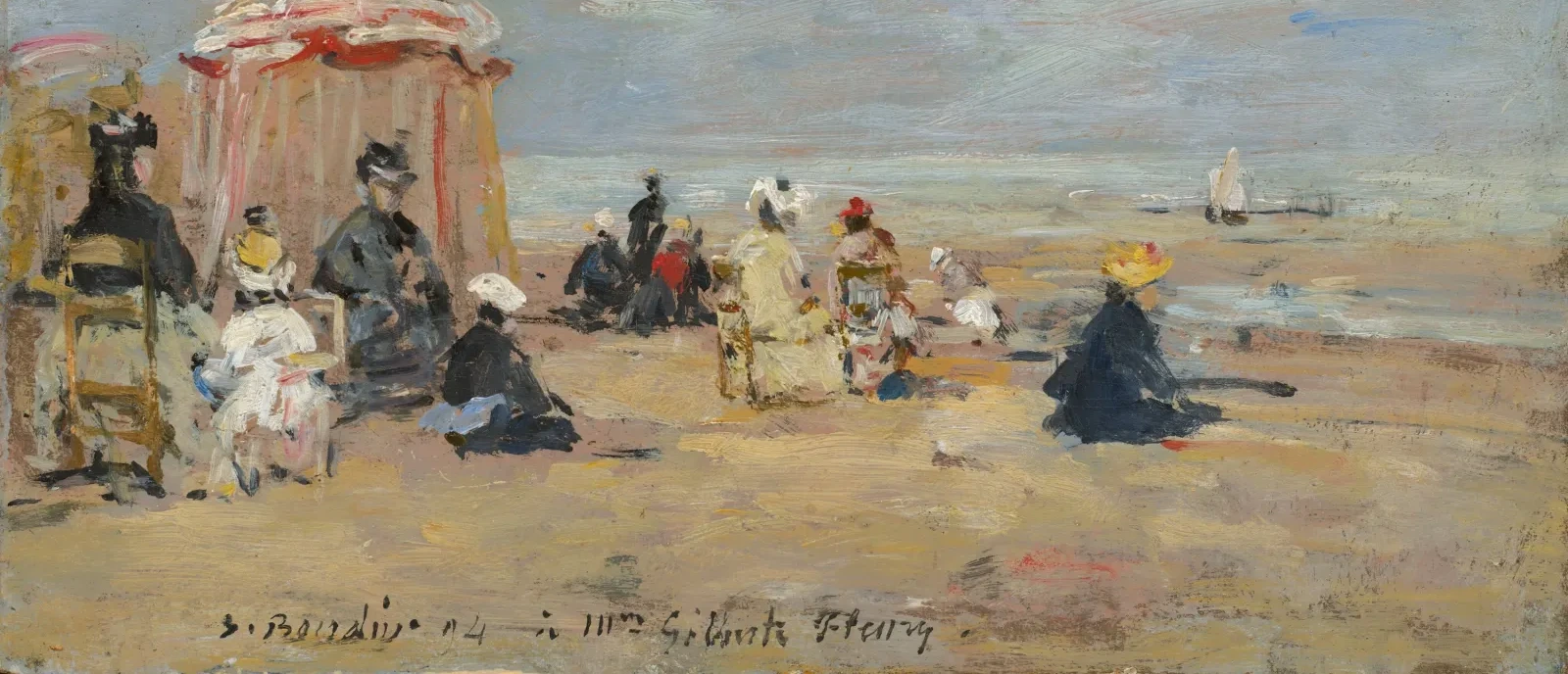 On the Beach, Eugène Boudin
