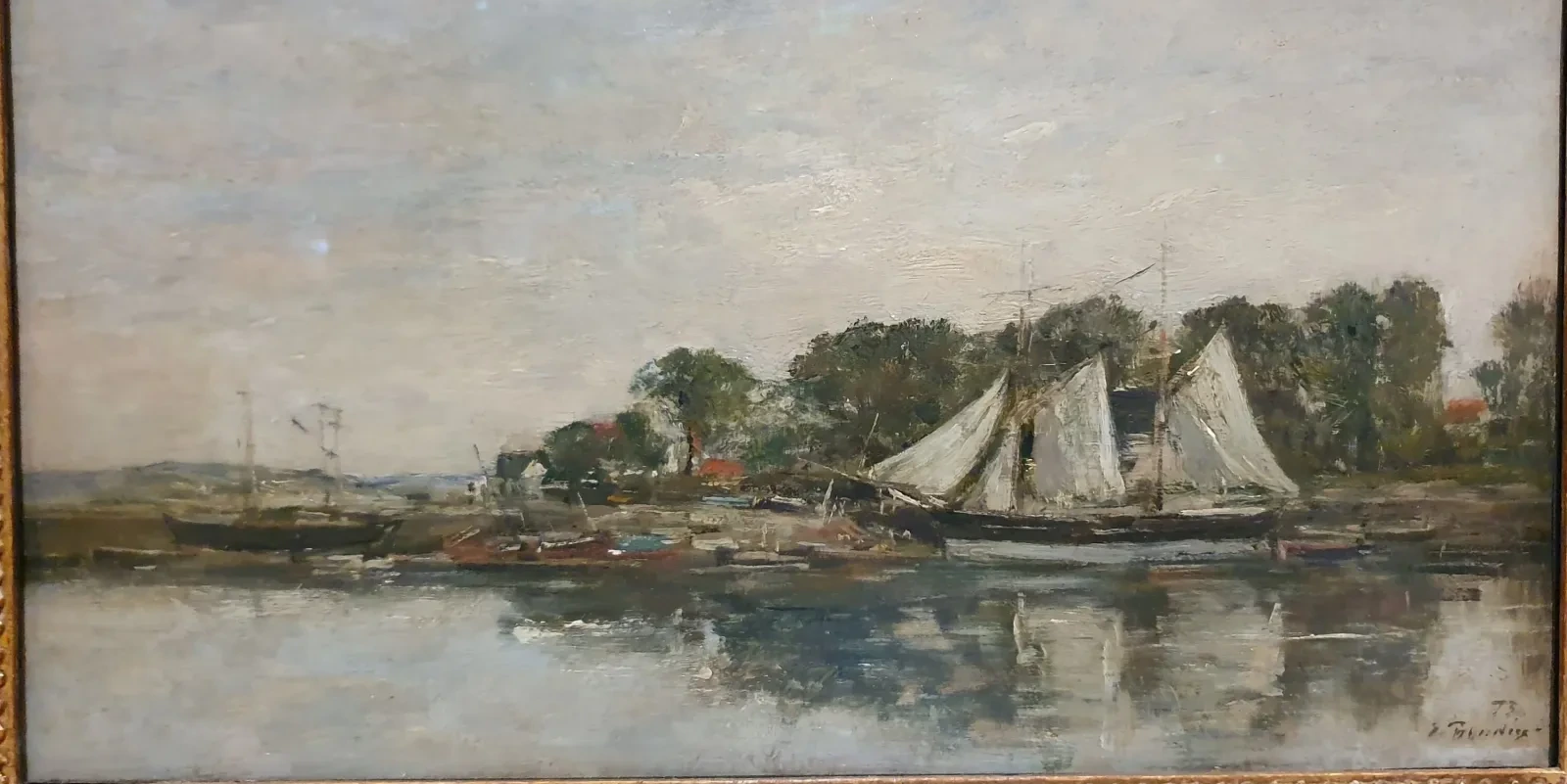 Paysage maritime, Eugène Boudin