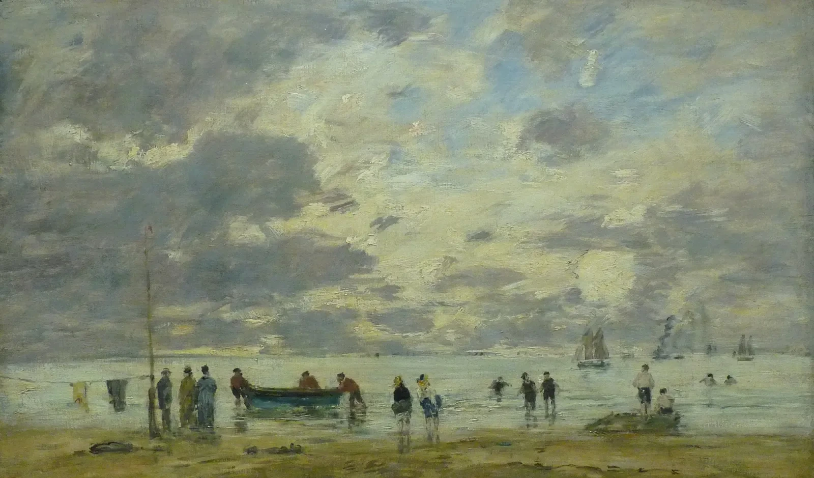 Plage de Deauville, Eugène Boudin