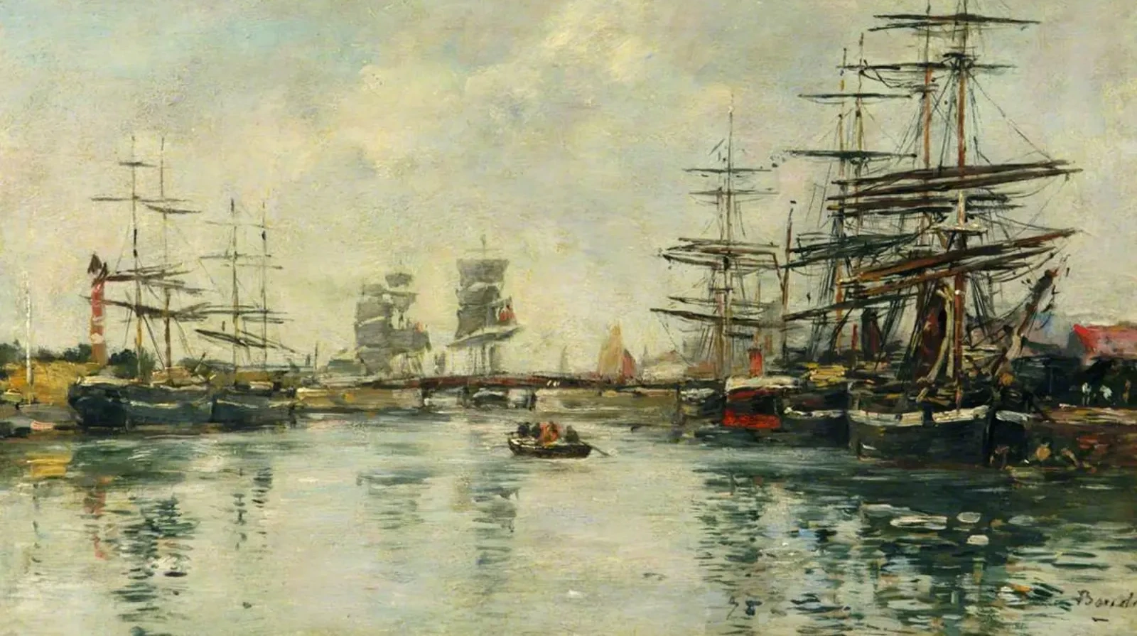 Port d'Honfleur, Eugène Boudin