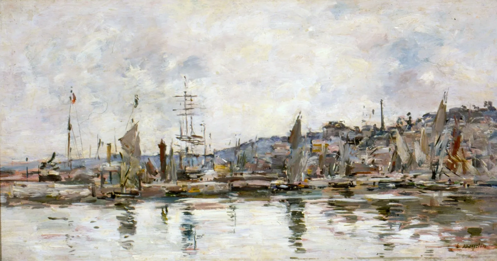 Port de Honfleur, Eugène Boudin