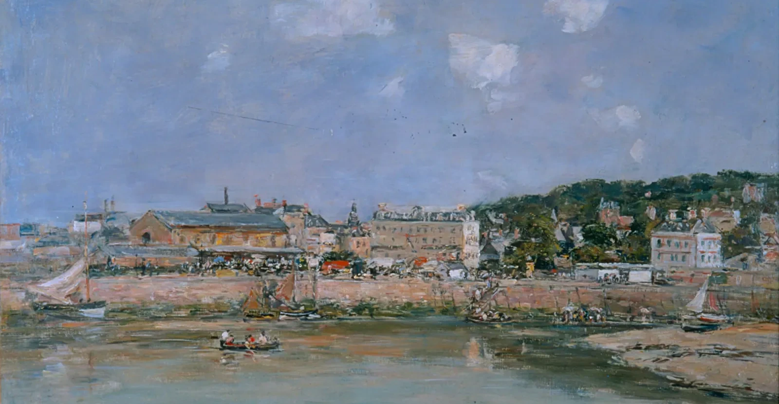 Port de Trouville, Eugène Boudin