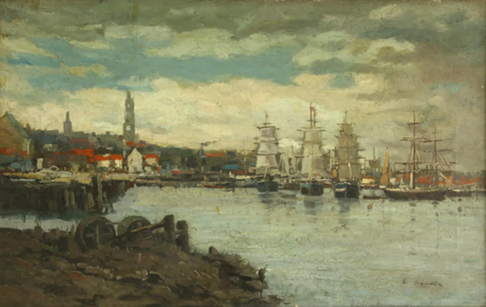 Port maritime, Eugène Boudin