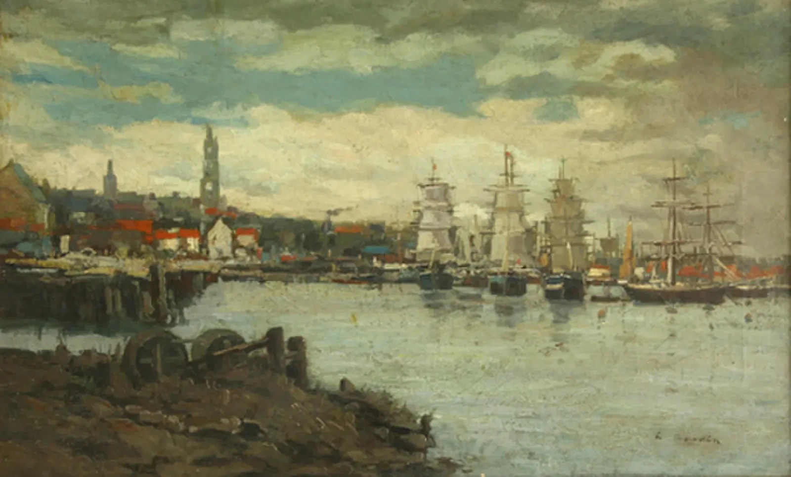 Port maritime, Eugène Boudin