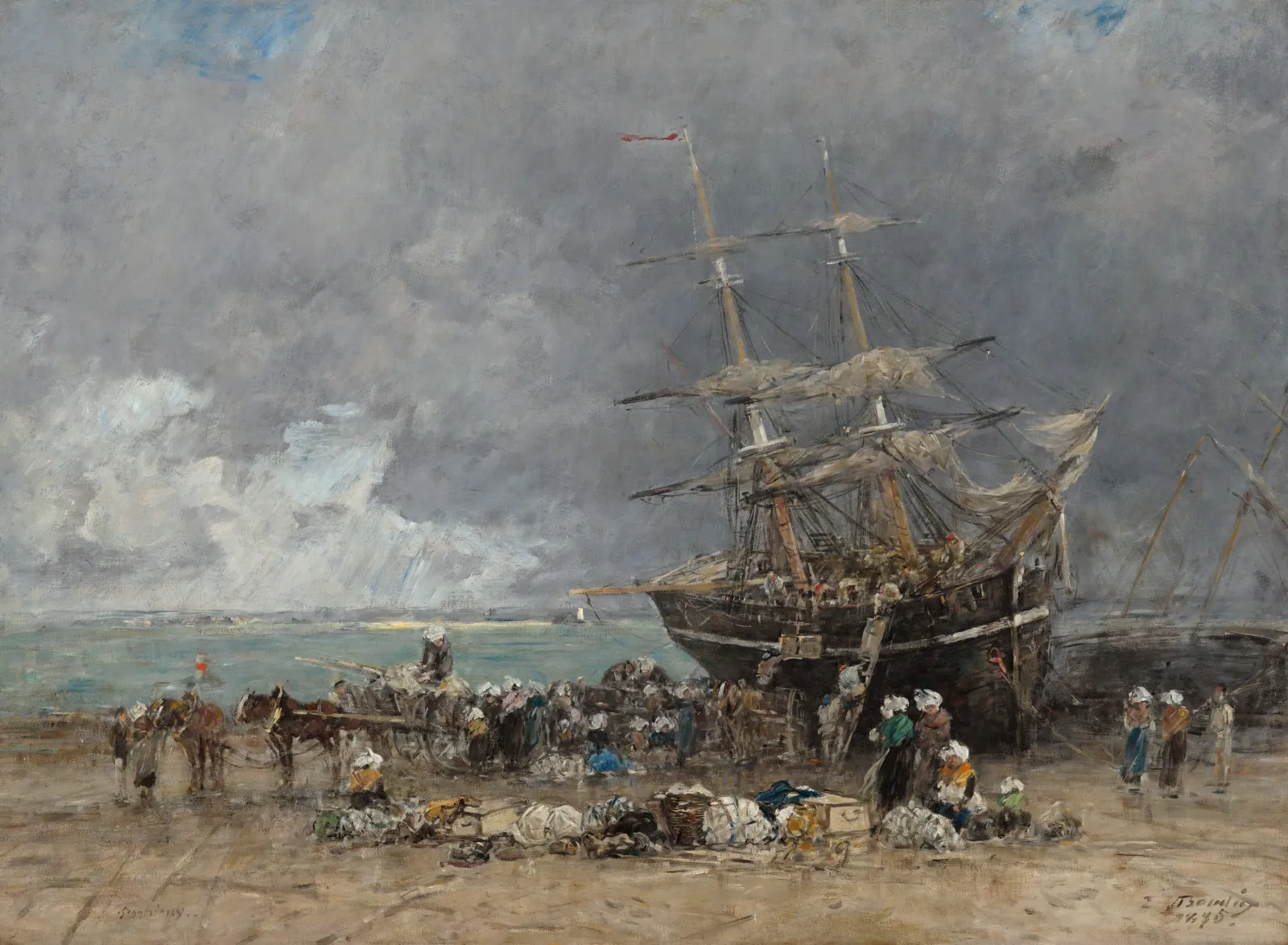 Retour de la Terre-Neuvier, Eugène Boudin