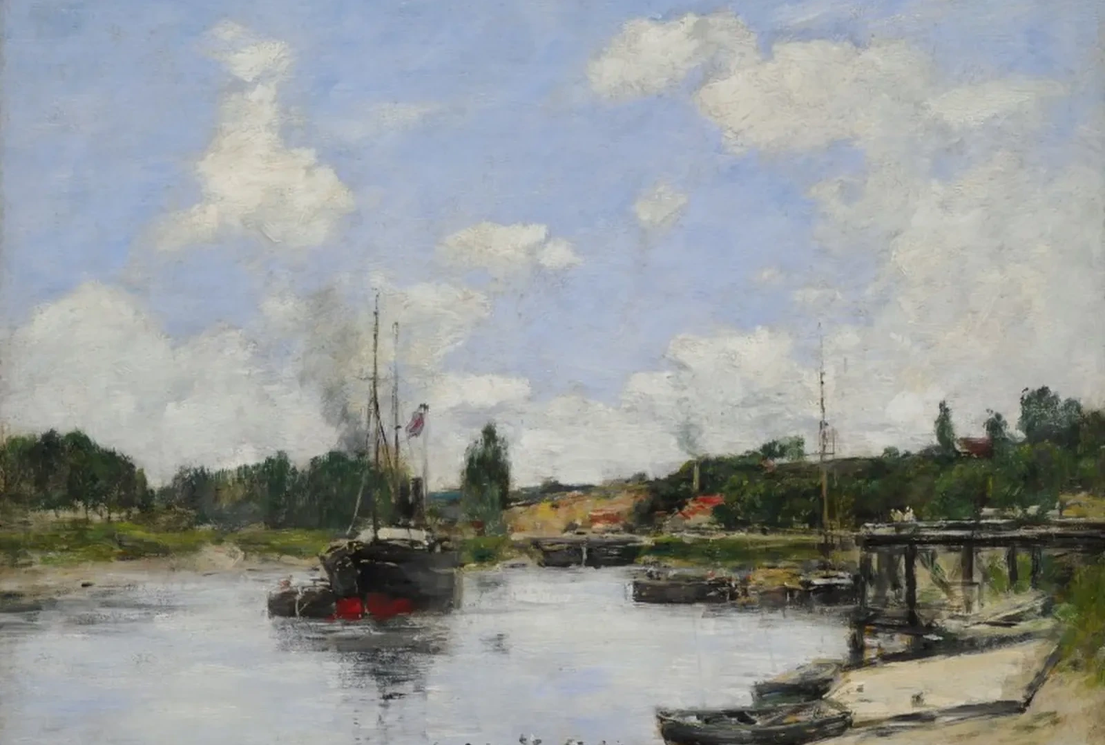 Saint-Valéry-sur-Somme, the Port, Eugène Boudin