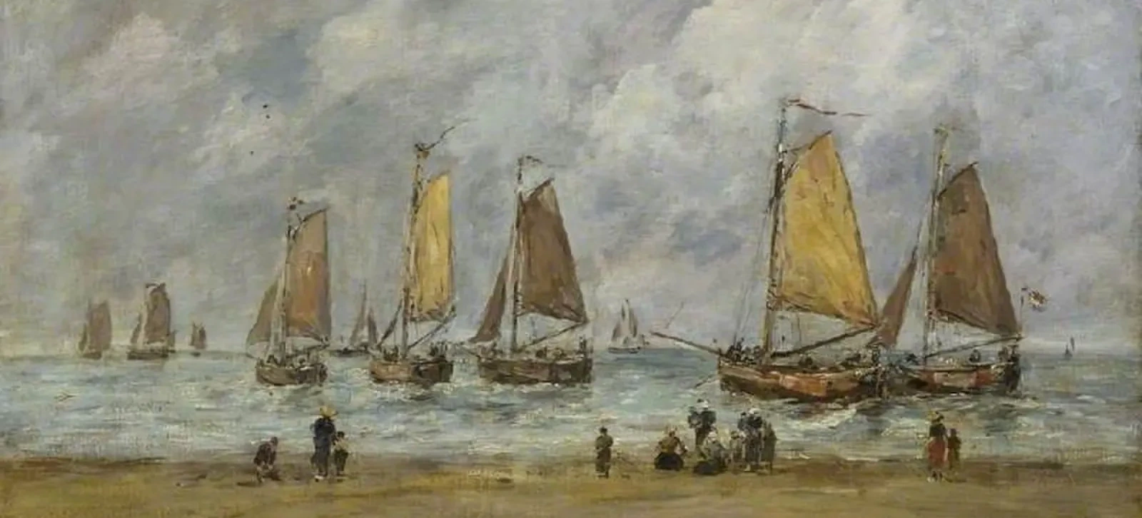 Scheveningen, Eugène Boudin