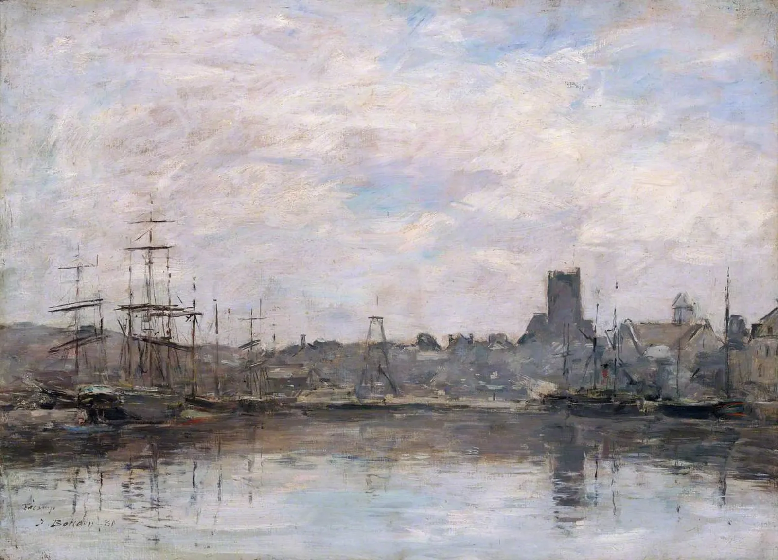 September Morning: Port of Fécamp, Eugène Boudin