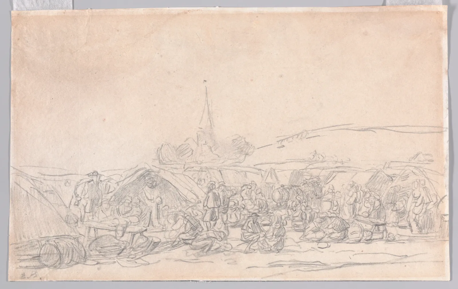 The Pardon of Saint-Anne-La-Palud, Eugène Boudin