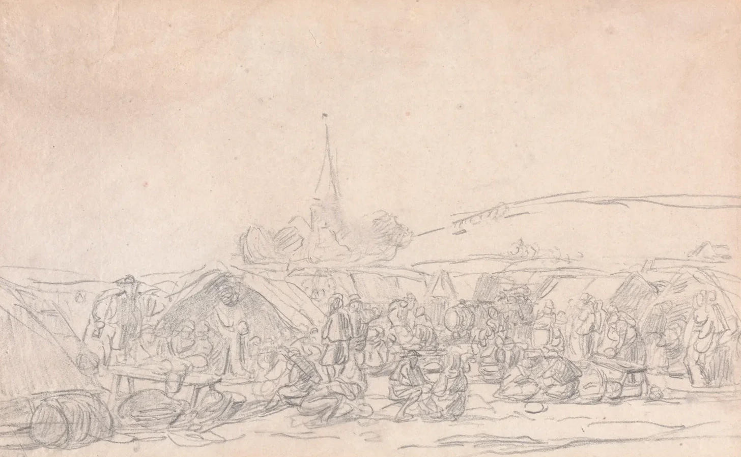 The Pardon of Saint-Anne-La-Palud, Eugène Boudin