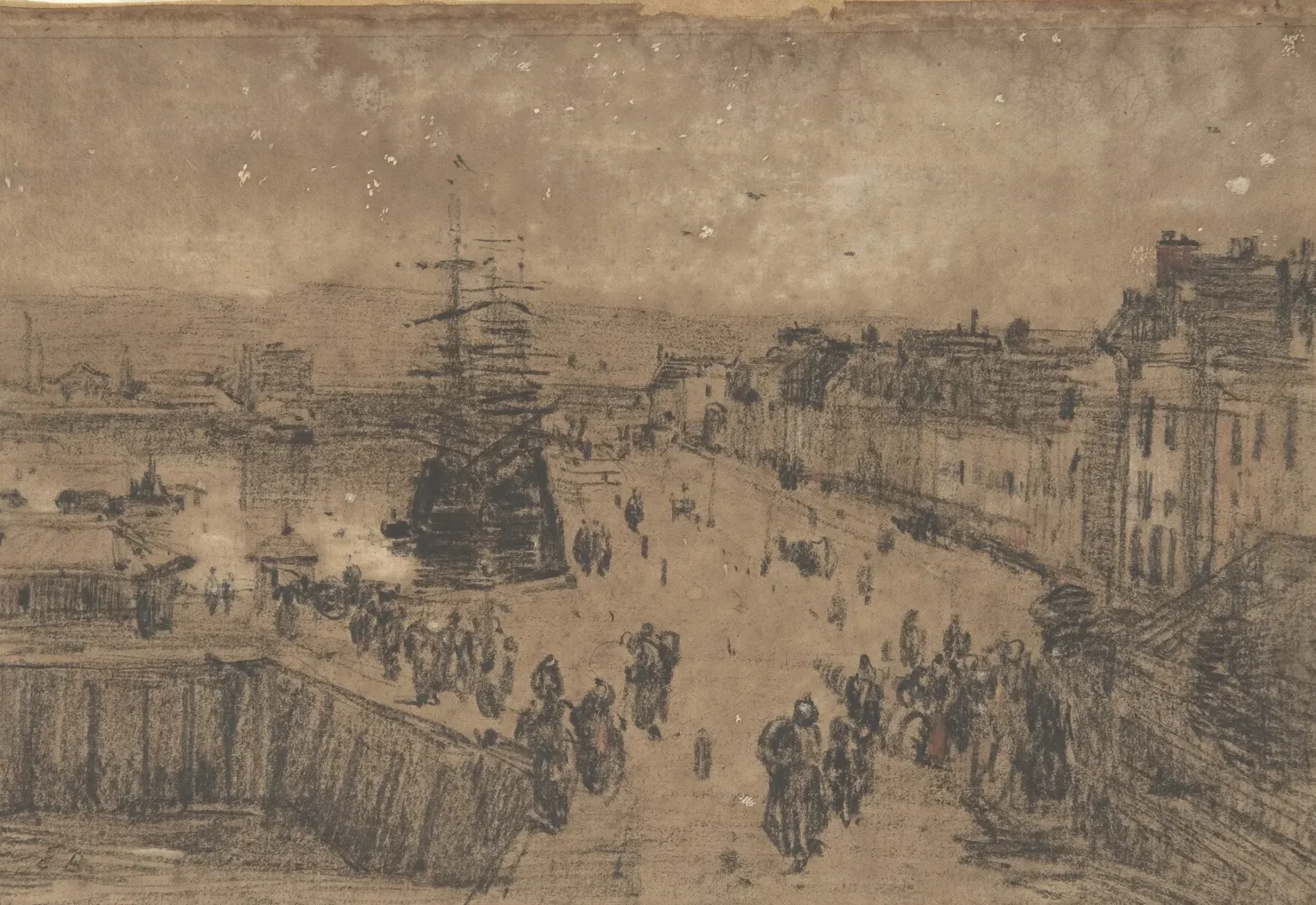 The Port, Trouville, Eugène Boudin