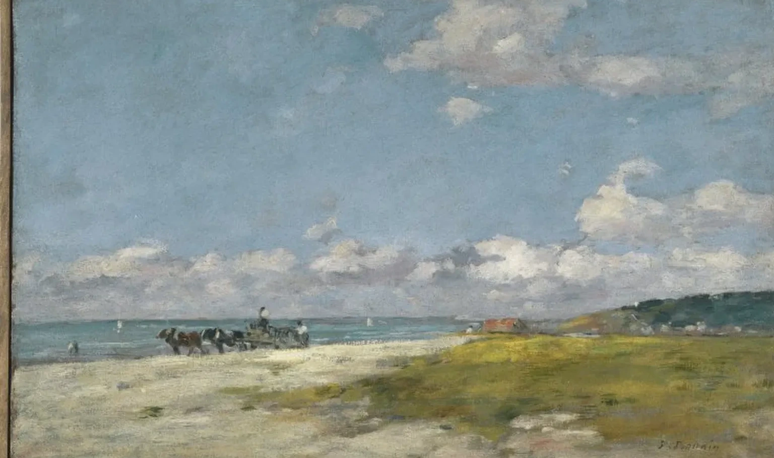 Trouville, La Plage, Eugène Boudin
