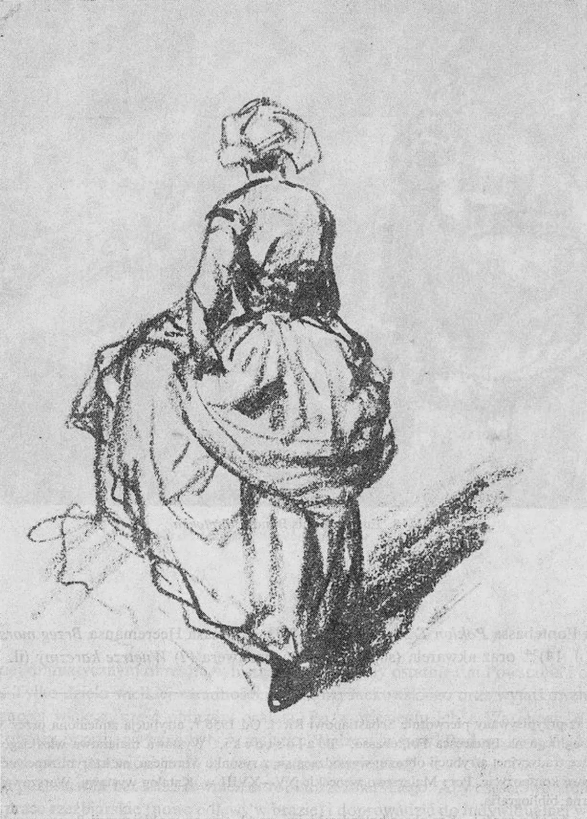 Une bretonne., Eugène Boudin