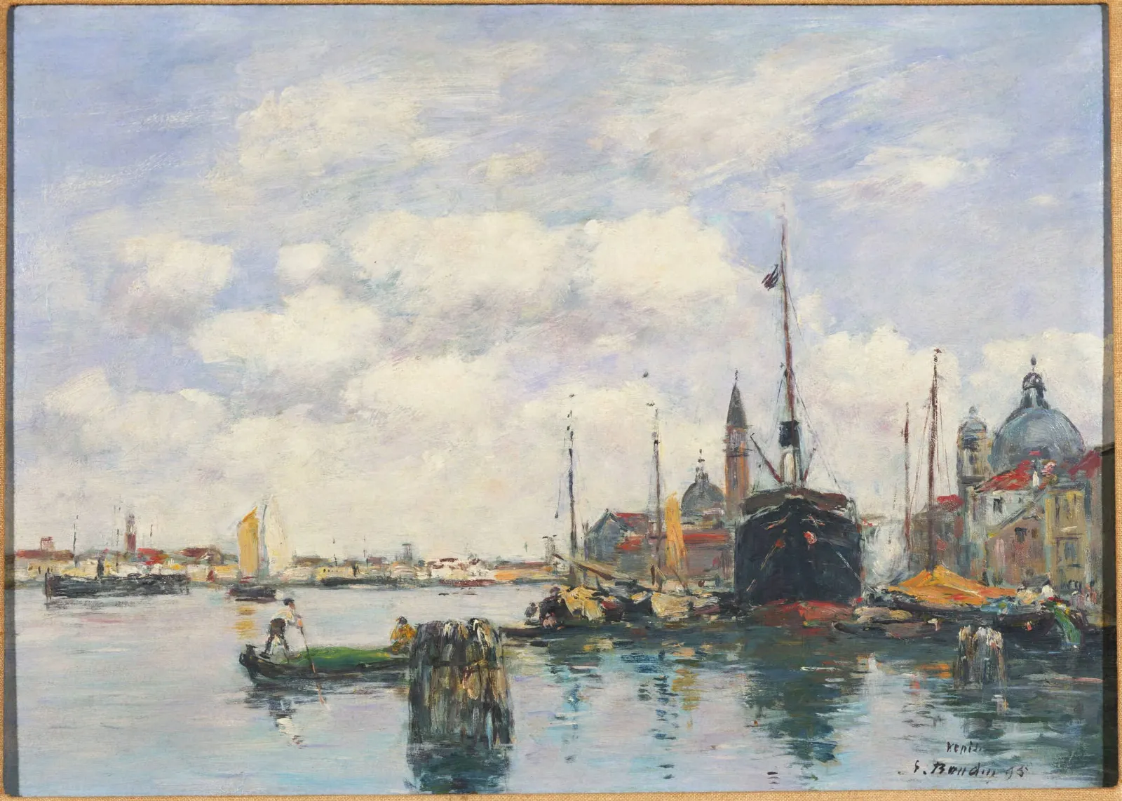 Venice–Seascape at the Giudecca, Eugène Boudin