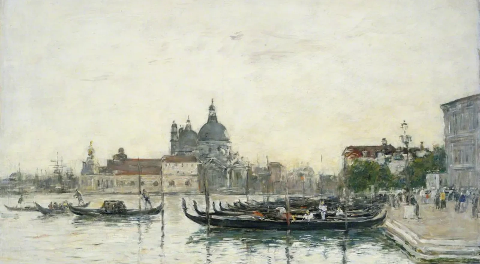 Venise, le Môle, Eugène Boudin