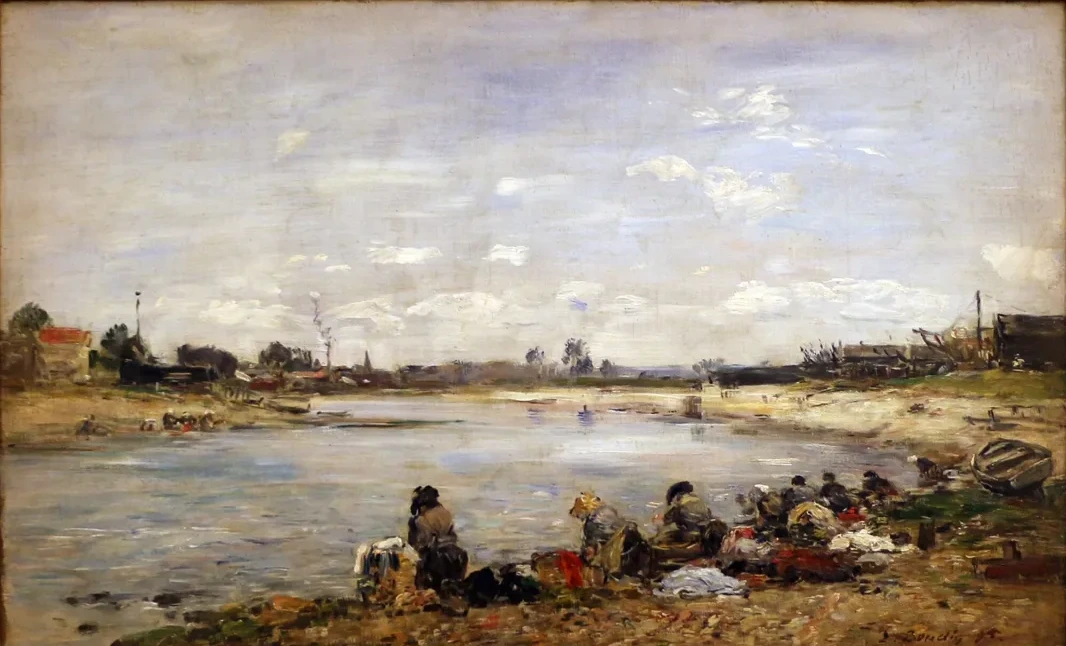 Washing, Eugène Boudin