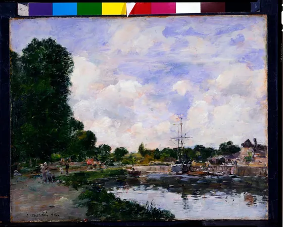 A Canal at Abbeville