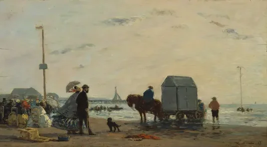 A la plage à Trouville