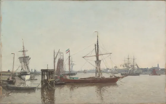 Antwerp: View of the Port from the Tête de Flandres