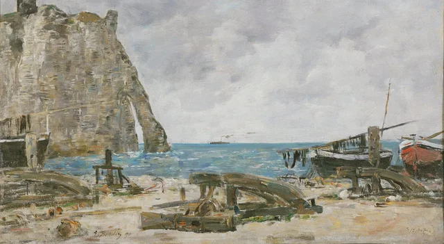 エトルタの浜