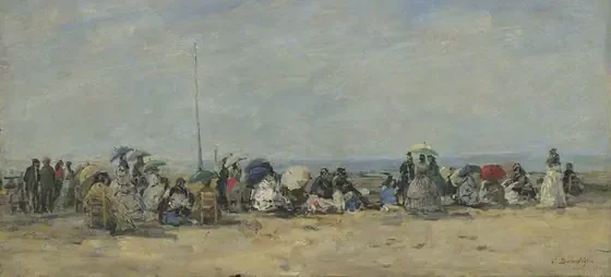 Beach Scene, Trouville