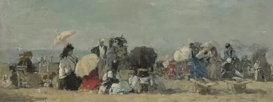 Beach Scene, Trouville