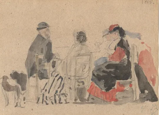 Conversation on the Beach