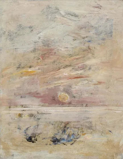 Coucher de soleil au bord de la mer