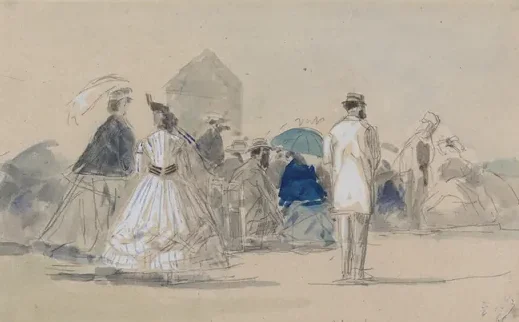 Crinolines on the Beach