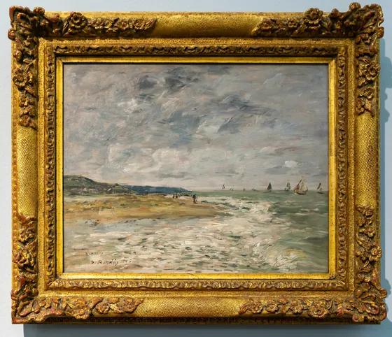 Deauville. Le rivage