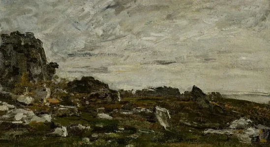 Environs de Plougastel — Eugène Boudin