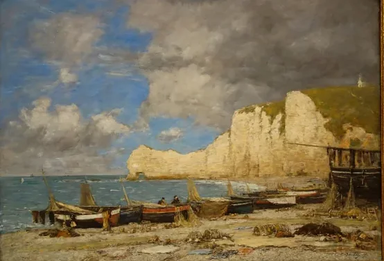 Étretat — Eugène Boudin