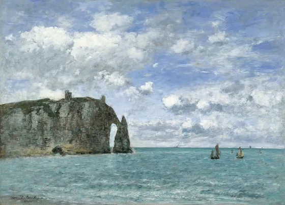 Étretat. La Falaise d'Aval