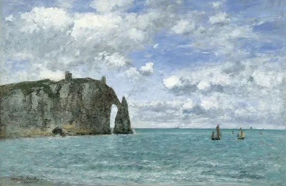 Étretat. La Falaise d'Aval