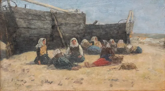 Femmes de pêcheurs au repos