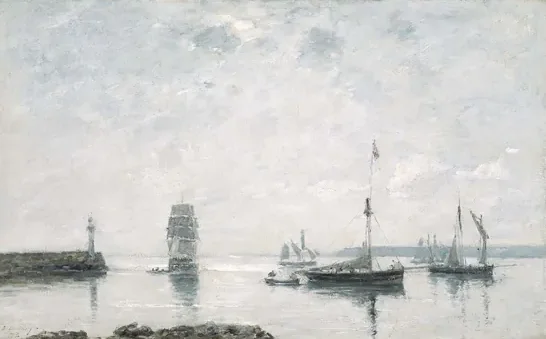 Entrée du port — Eugène Boudin