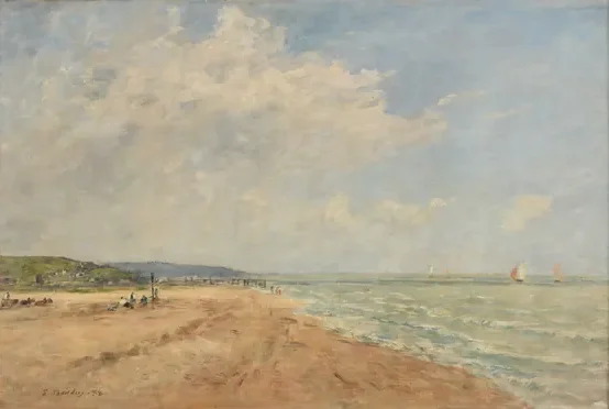 La marée montante (baie de Saint-Valéry) — Eugène Boudin