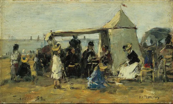 La plage de Trouville