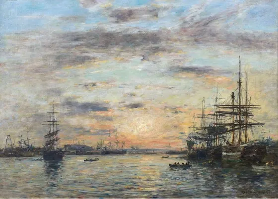 Le Havre. Le bassin de l'Eure