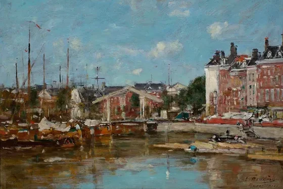 Le Leuvehaven, à Rotterdam