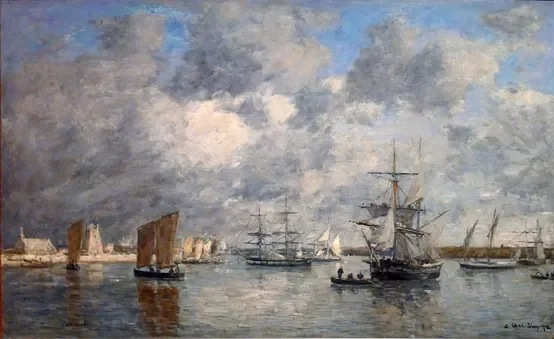 Le port de Camaret — Eugène Boudin