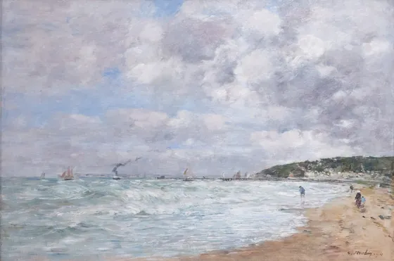 Le rivage de Trouville