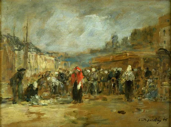 Marché aux poissons, Honfleur