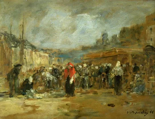 Marché aux poissons, Honfleur